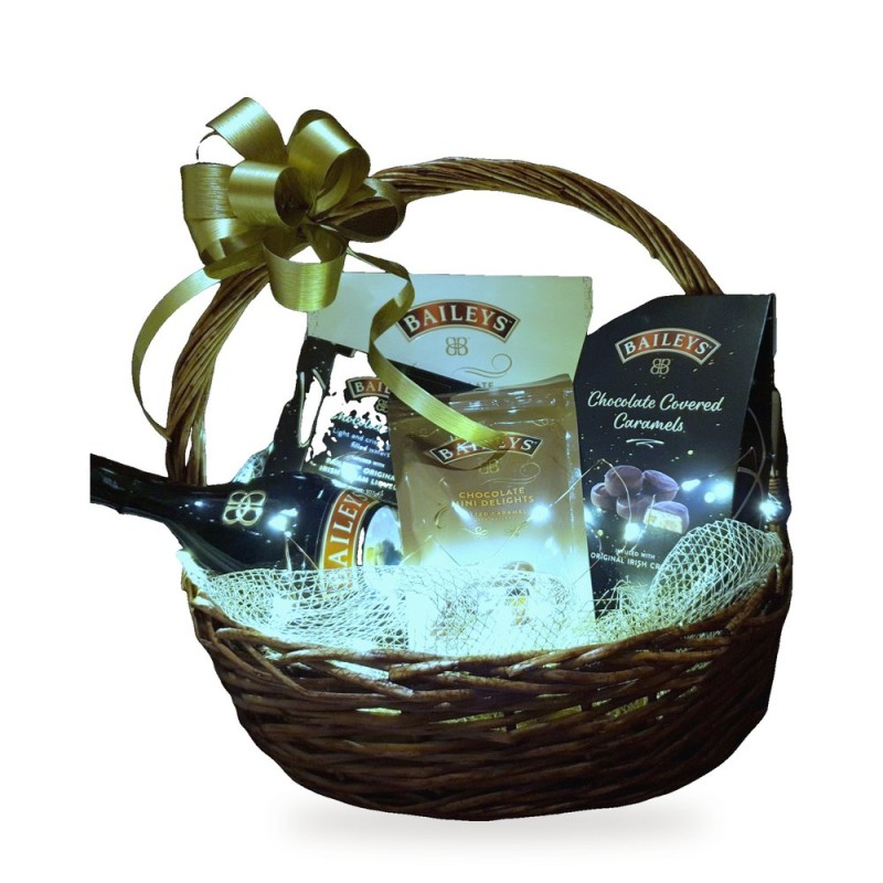 Baileys на светлинки – кошница с ликьор, карамели и Mini Delights