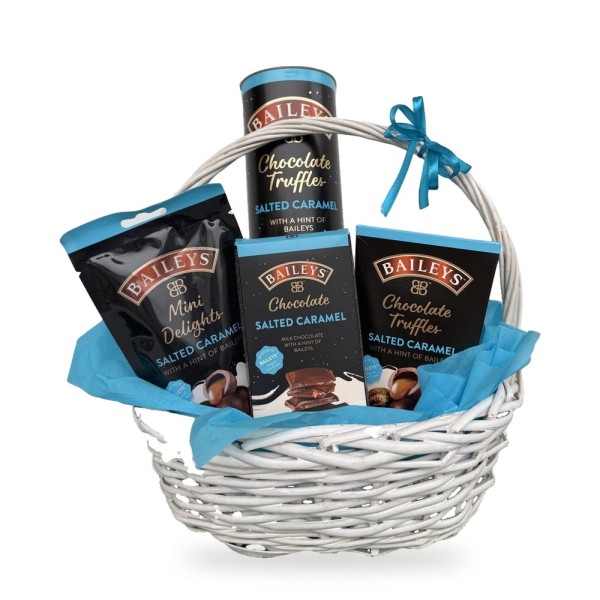 Солен карамел – кошница с шоколадови изкушения Baileys