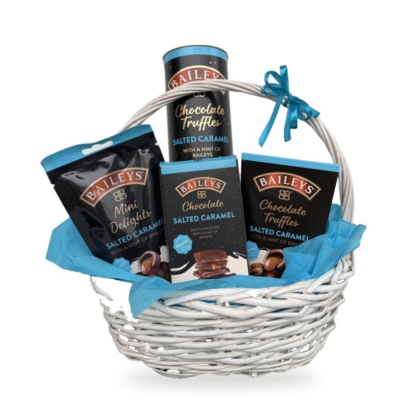 Солен карамел – кошница с шоколадови изкушения Baileys