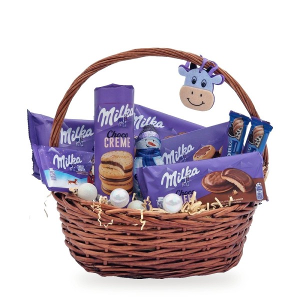 Milka – кошница без алкохол за любителите на лилавата крава