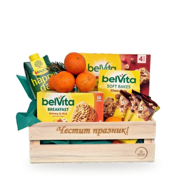 Честит празник – щайга без алкохол с belVita, портокали и сок
