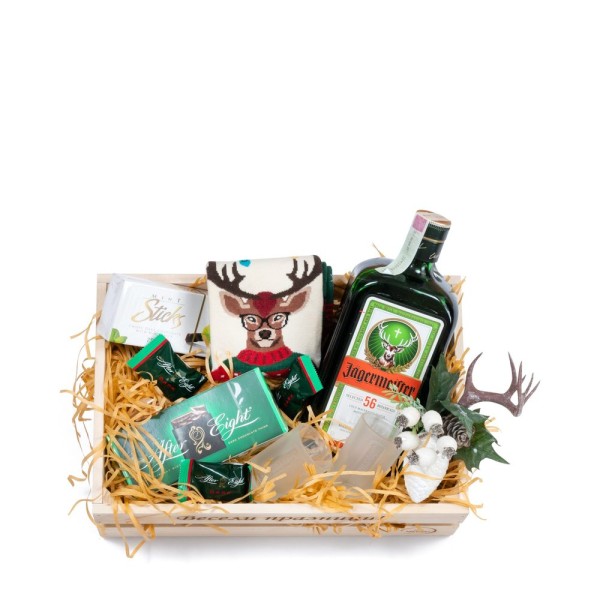 Jäger – crate with Jägermeister and mint chocolate