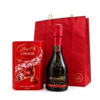 Мехурчета и Lindor – торбичка с J.P. Chenet Brut и Lindor