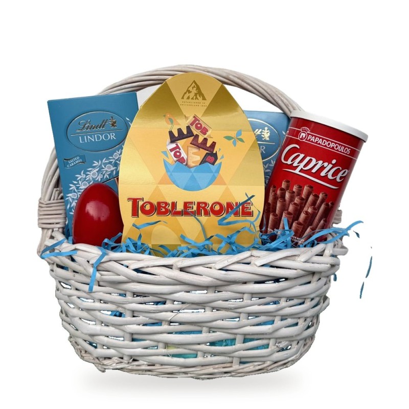 Toblerone Easter Egg – basket with Lindor and Caprice